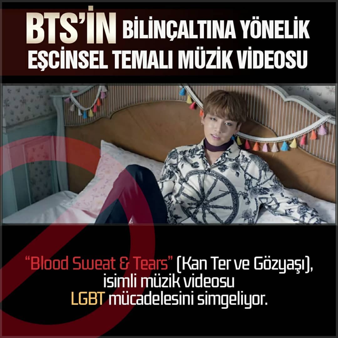 BTS'İN BİLİNÇALTINA YÖNELİK EŞCİNSEL TEMALI MÜZİK VİDEOSU